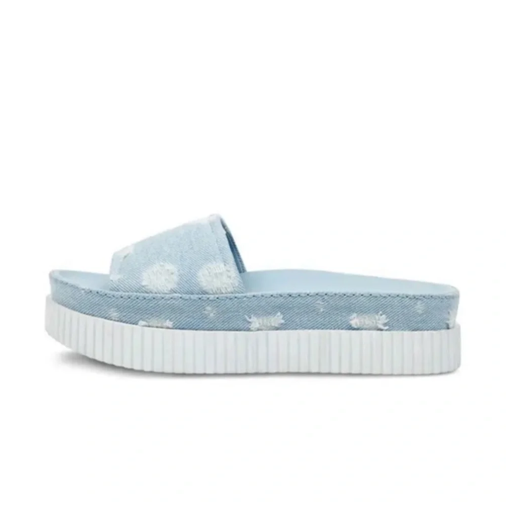 Kendall & Kylie Denim Slides size 10​